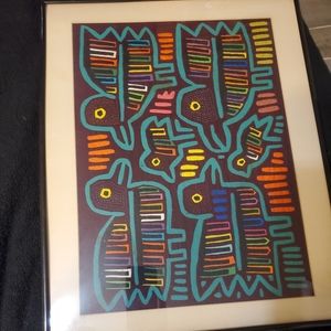 Abstract Quilted Art